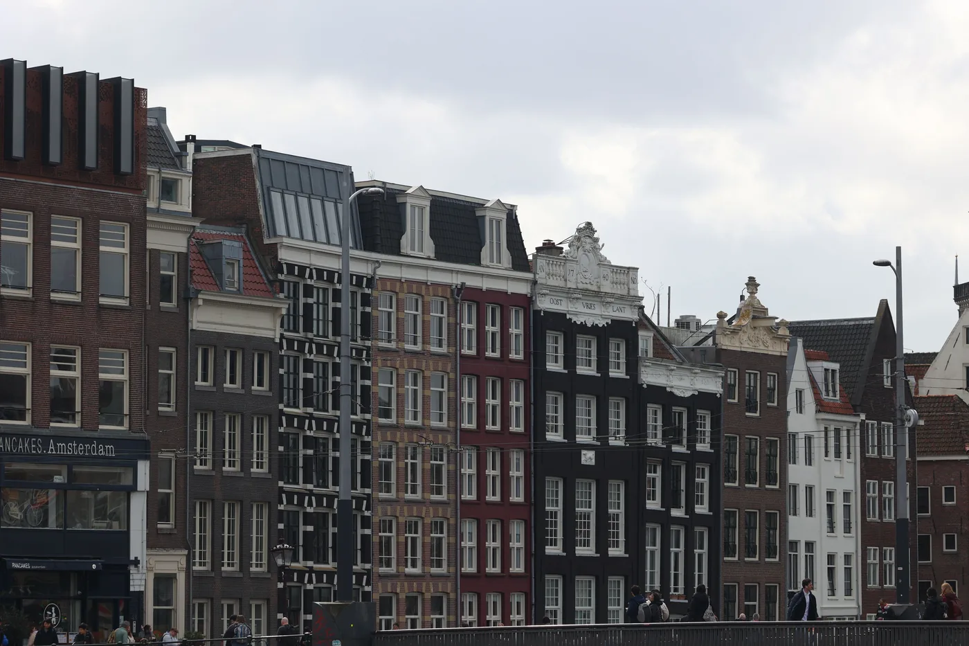 Canal houses in central Amsterdam on an autumn afternoon